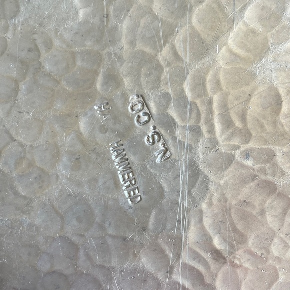 Artisan Silver Bird Plate Decor - Picture 2 of 3